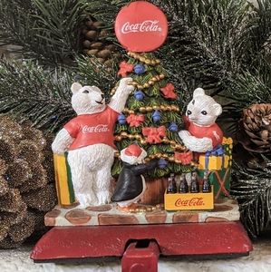 Vintage Coca Cola Stocking Holder